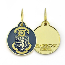 Key Ring Maker Sample Free Promotion Simple Custom Logo Metal Sport Zinc Alloy Medal Key Ring For Sale
